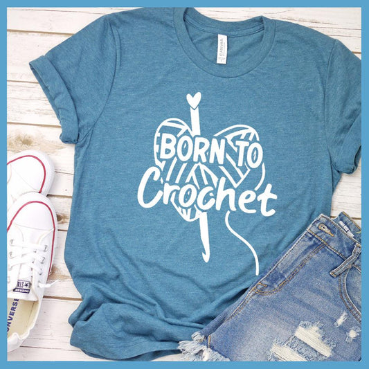 Born To Crochet T-Shirt - Brooke & Belle