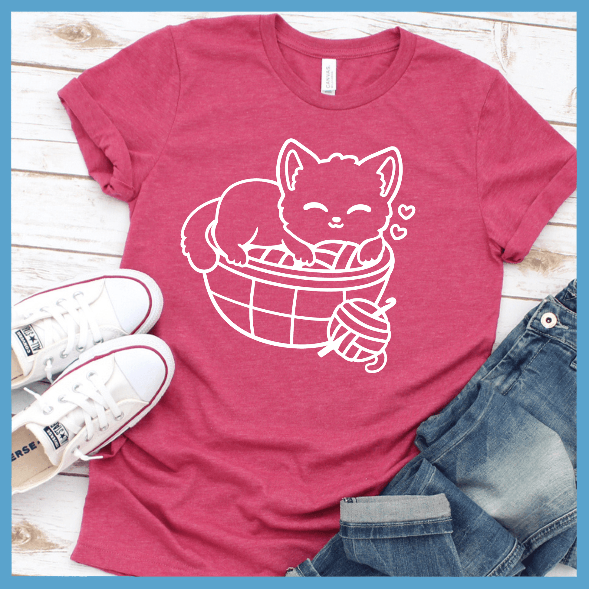 Cat & Yarns T-Shirt - Brooke & Belle