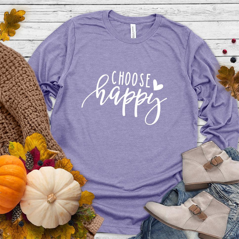 Choose Happy Long Sleeves - Brooke & Belle