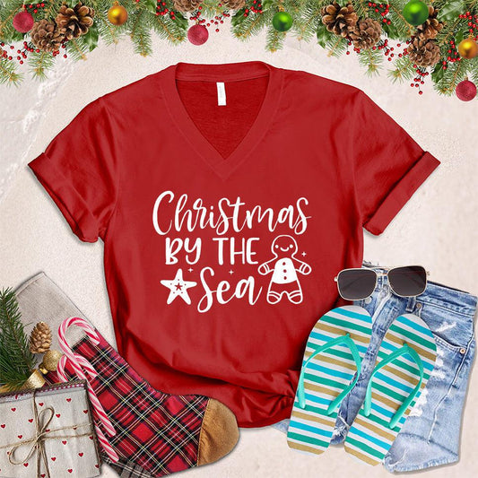 Christmas By The Sea V-Neck - Brooke & Belle