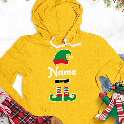 Christmas Elf Colored Edition Personalized Version 1 Hoodie - Brooke & Belle