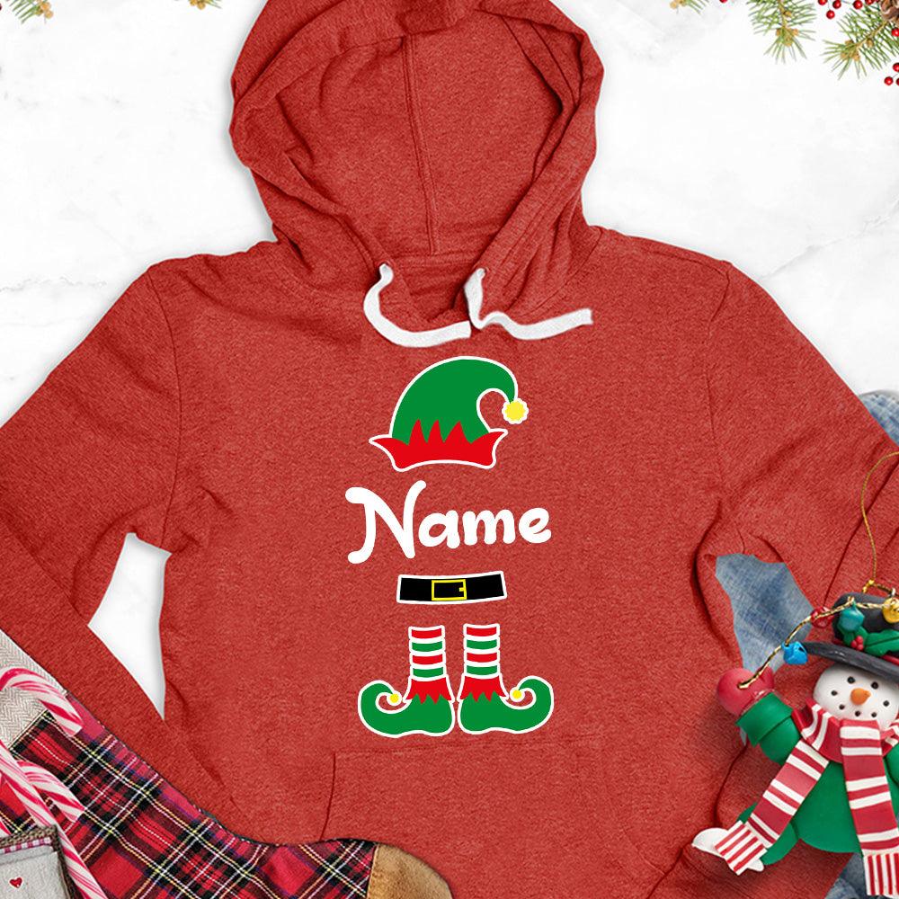 Christmas Elf Colored Edition Personalized Version 1 Hoodie - Brooke & Belle