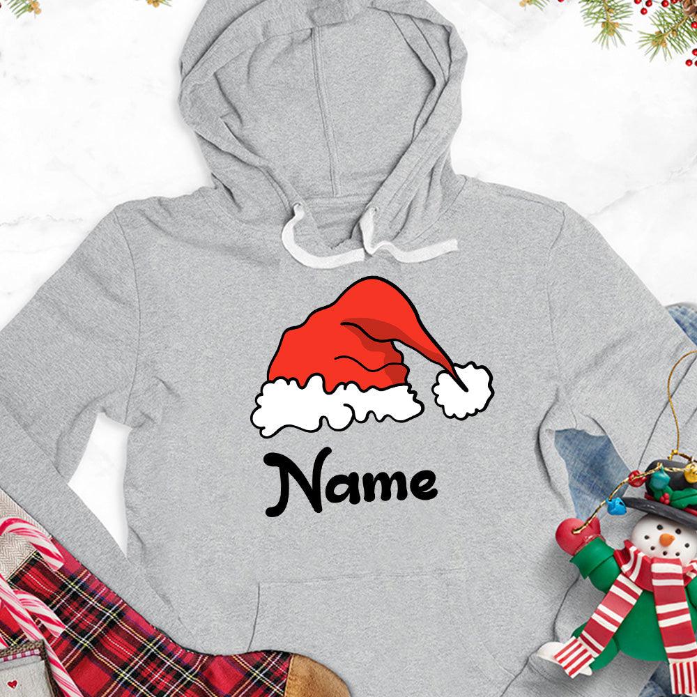 Christmas Hat Colored Edition Personalized Version 1 Hoodie - Brooke & Belle