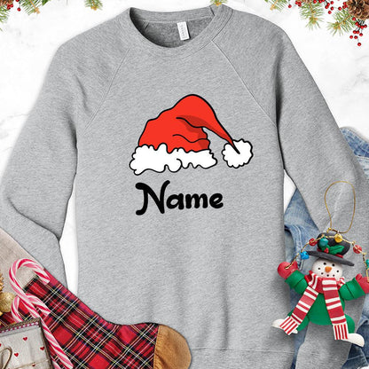 Christmas Hat Colored Edition Personalized Version 1 Sweatshirt - Brooke & Belle