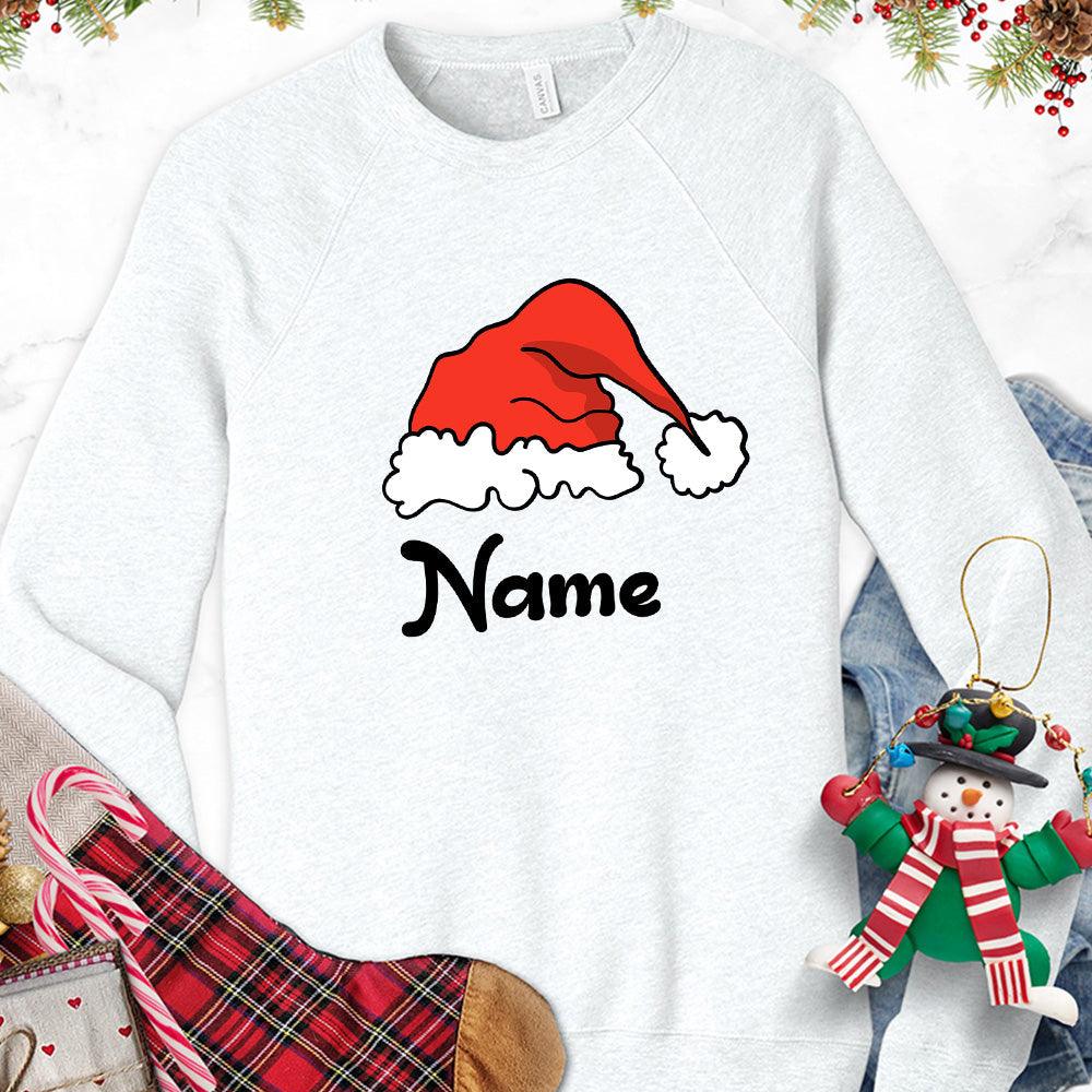 Christmas Hat Colored Edition Personalized Version 1 Sweatshirt - Brooke & Belle