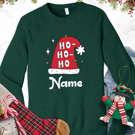 Christmas Hat Colored Edition Personalized Version 2 Sweatshirt - Brooke & Belle