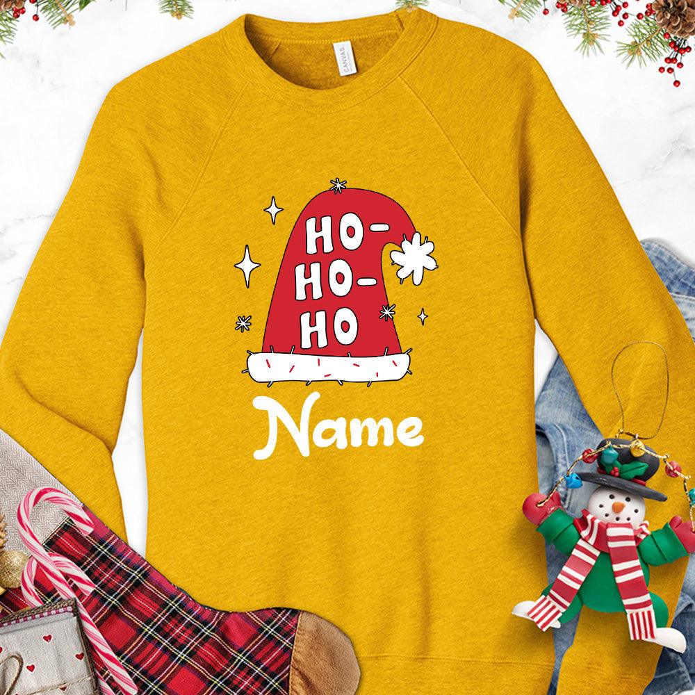 Christmas Hat Colored Edition Personalized Version 2 Sweatshirt - Brooke & Belle