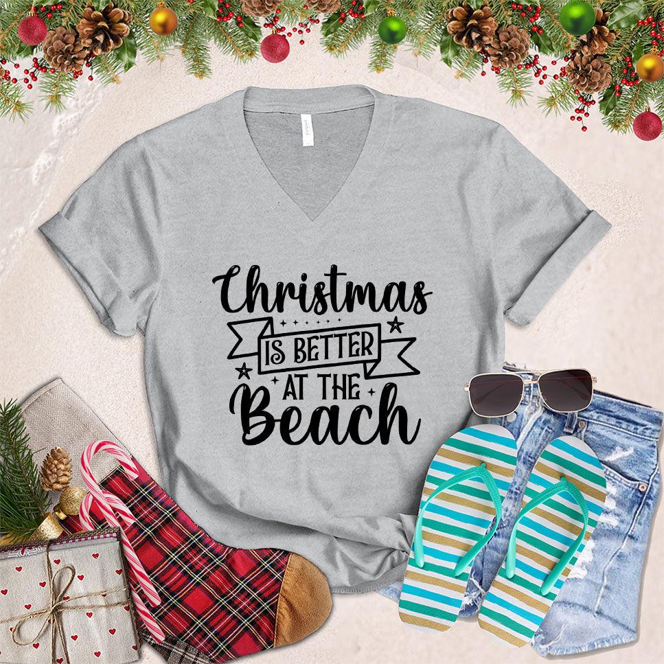 Christmas Is Better At The Beach V-Neck - Brooke & Belle