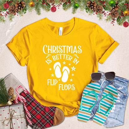 Christmas Is Better In Flip Flops T-Shirt - Brooke & Belle