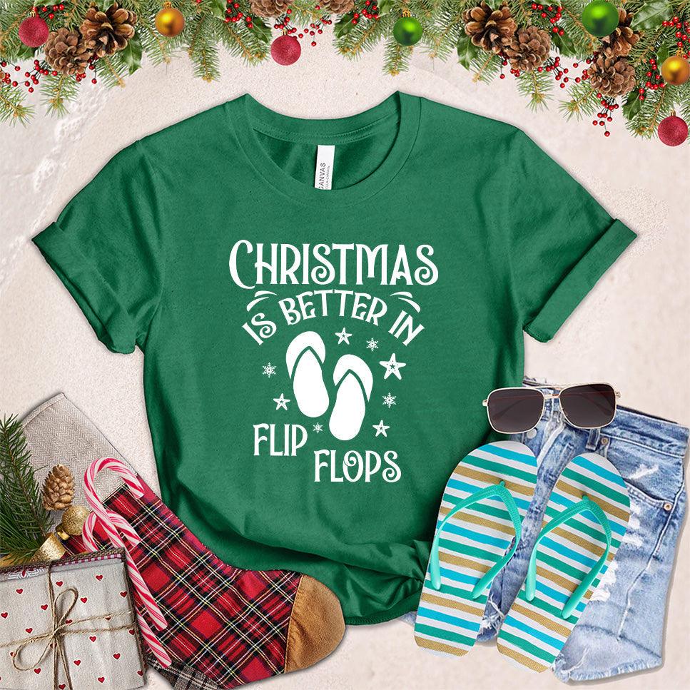 Christmas Is Better In Flip Flops T-Shirt - Brooke & Belle