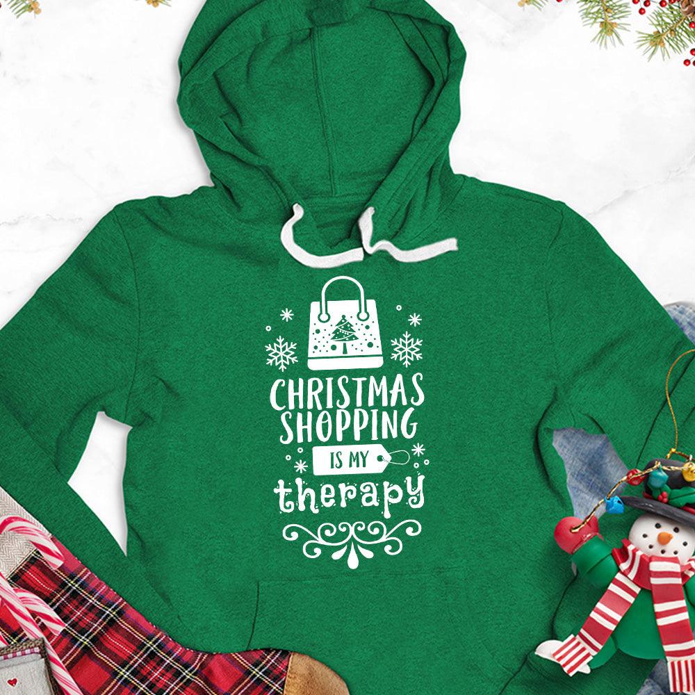 Christmas Shopping Is My Therapy Version 1 Hoodie - Brooke & Belle