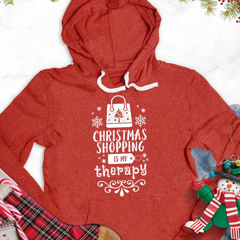 Christmas Shopping Is My Therapy Version 1 Hoodie - Brooke & Belle