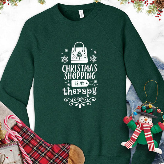 Christmas Shopping Is My Therapy Version 1 Sweatshirt - Brooke & Belle