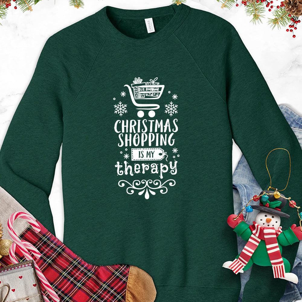 Christmas Shopping Is My Therapy Version 2 Sweatshirt - Brooke & Belle