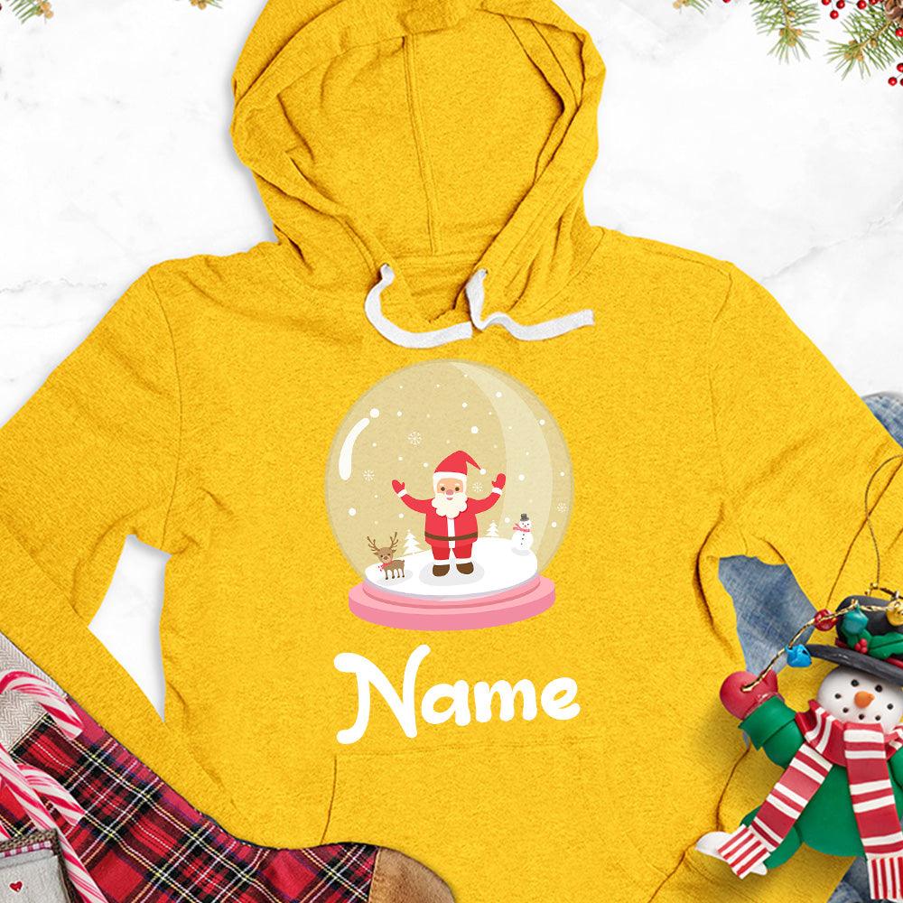Christmas Snow Globe Colored Edition Personalized Version 2 Hoodie - Brooke & Belle