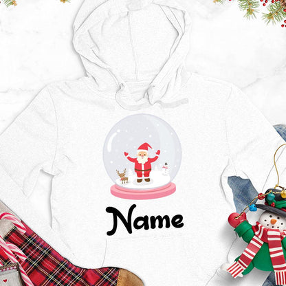 Christmas Snow Globe Colored Edition Personalized Version 2 Hoodie - Brooke & Belle
