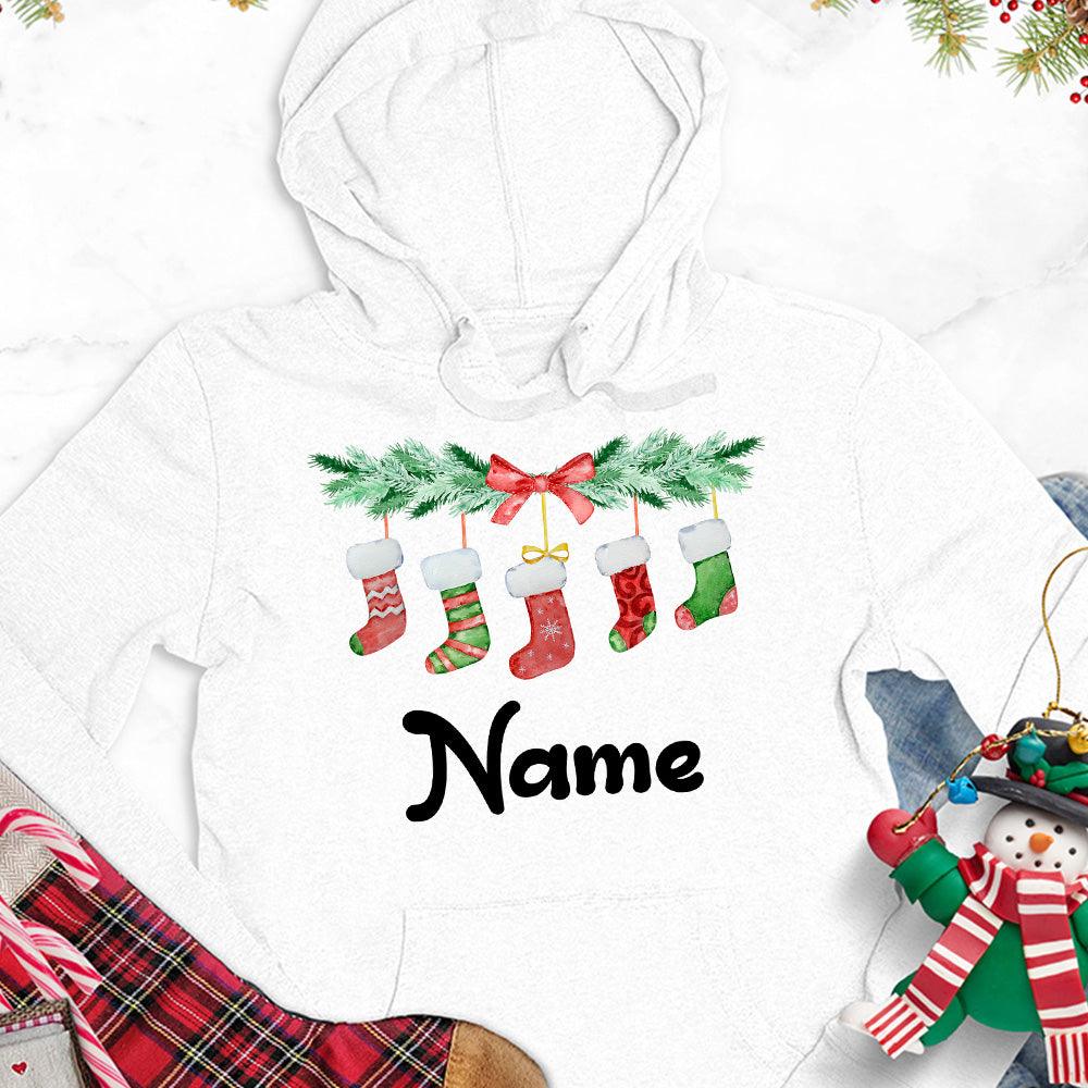 Christmas Socks Colored Edition Personalized Version 2 Hoodie - Brooke & Belle