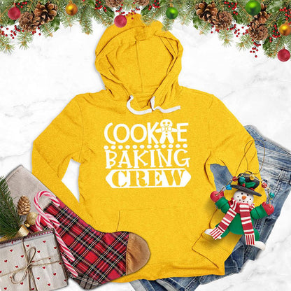 Cookie Baking Crew Hoodie Gold - Festive Cookie Baking Crew design on a cozy hoodie with skeleton chef graphic