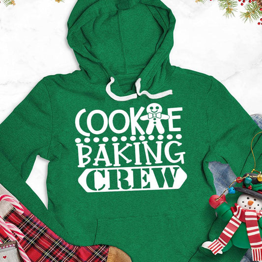 Cookie Baking Crew Hoodie Kelly - Festive Cookie Baking Crew design on a cozy hoodie with skeleton chef graphic