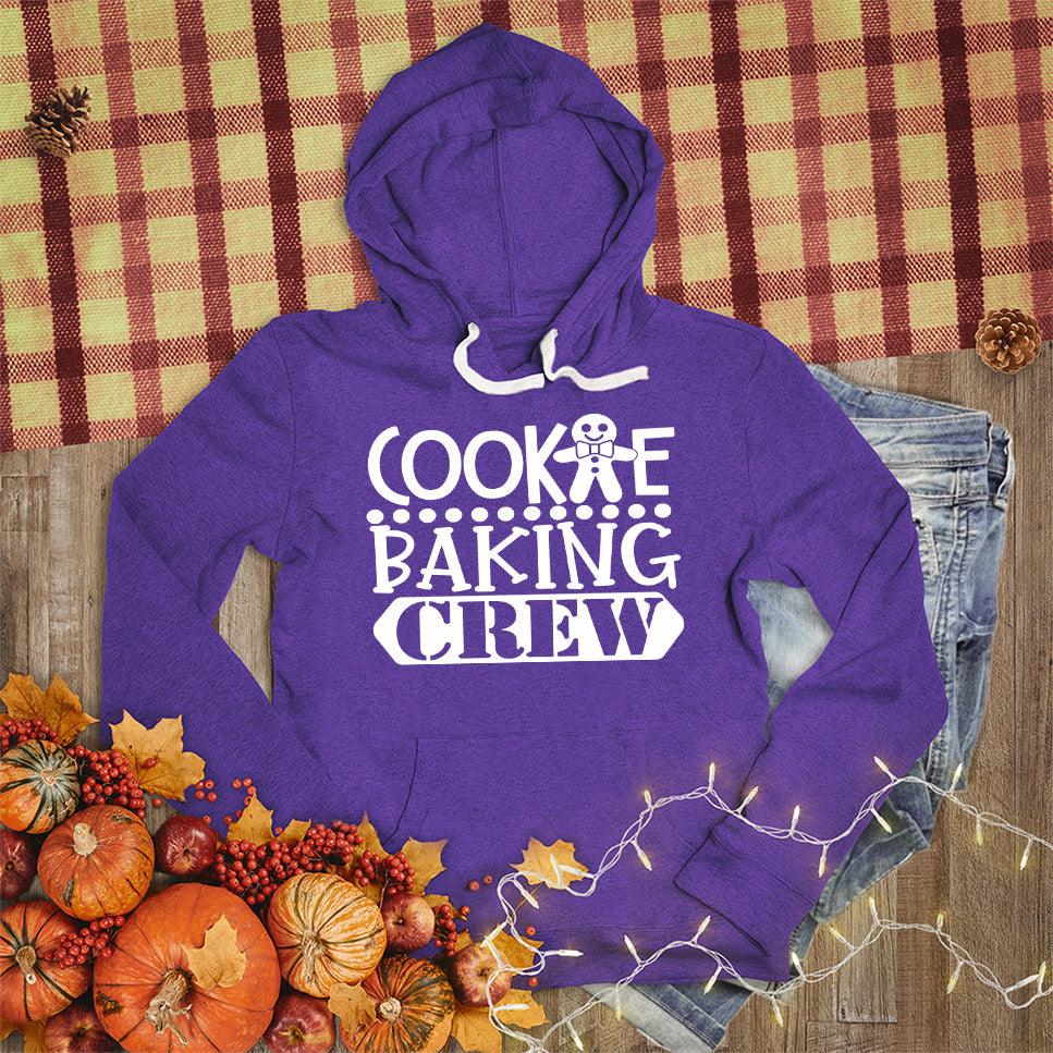 Cookie Baking Crew Hoodie Team Purple - Festive Cookie Baking Crew design on a cozy hoodie with skeleton chef graphic