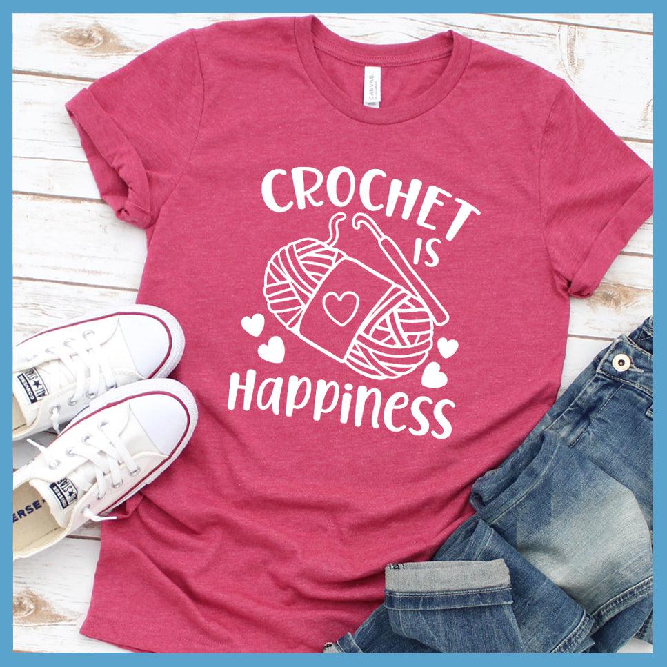 Crochet Is Happiness Version 2 T-Shirt - Brooke & Belle