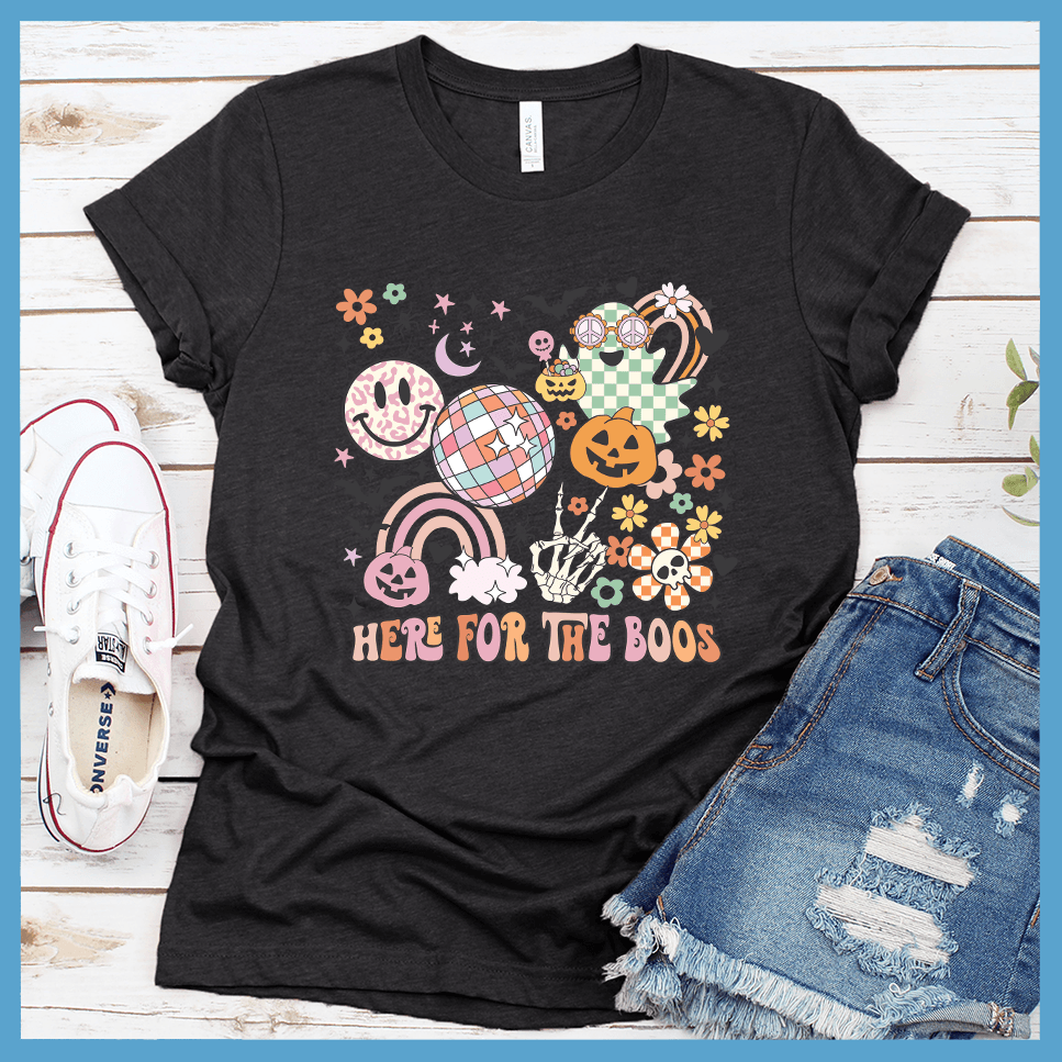 Here For The Boos T-Shirt Colored Edition - Brooke & Belle