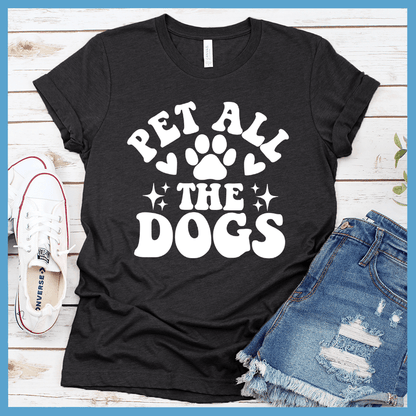 Pet All The Dogs Retro T-Shirt - Brooke & Belle