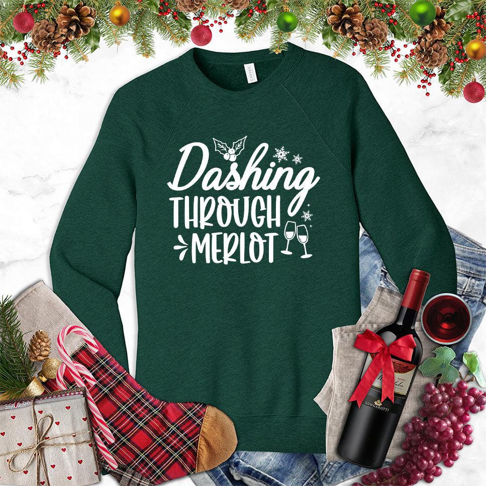 Dashing Through Merlot Sweatshirt - Brooke & Belle