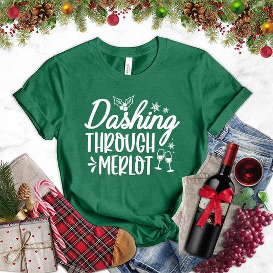 Dashing Through Merlot T-Shirt - Brooke & Belle