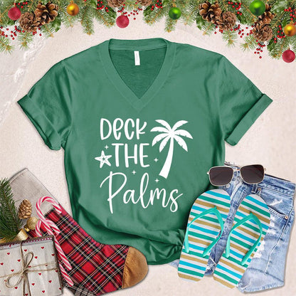 Deck The Palms V-Neck - Brooke & Belle