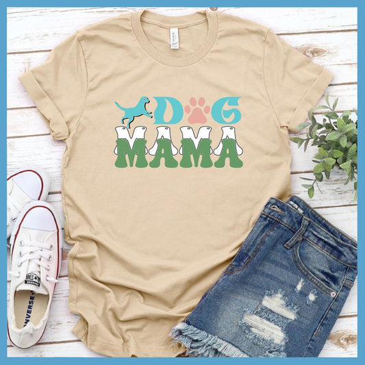 Dog Mama Colored Print Version 2 T-Shirt - Brooke & Belle