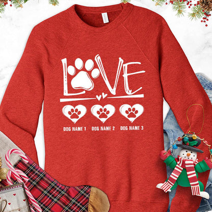 Dog Love Version 1 Personalized Sweatshirt - Brooke & Belle