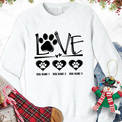 Dog Love Version 1 Personalized Sweatshirt - Brooke & Belle