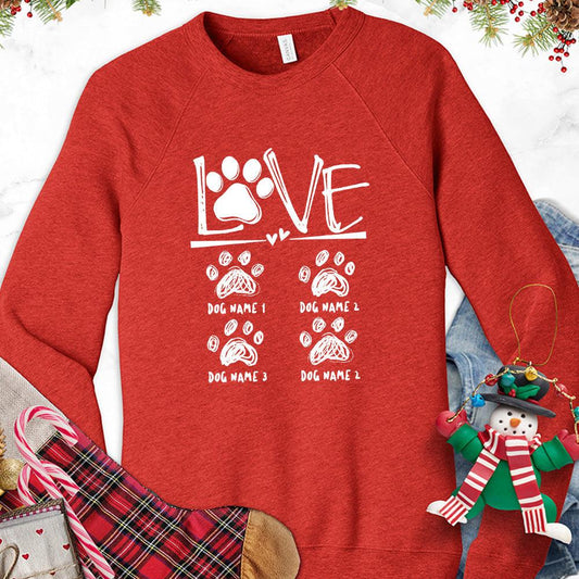 Dog Love Version 2 Personalized Sweatshirt - Brooke & Belle