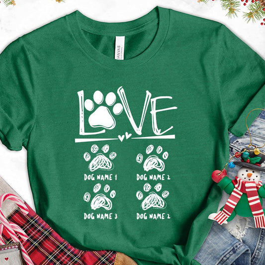Dog Love Version 2 Personalized T-Shirt - Brooke & Belle