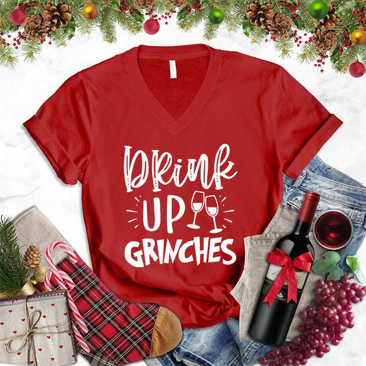 Drink Up Grinches V-Neck - Brooke & Belle
