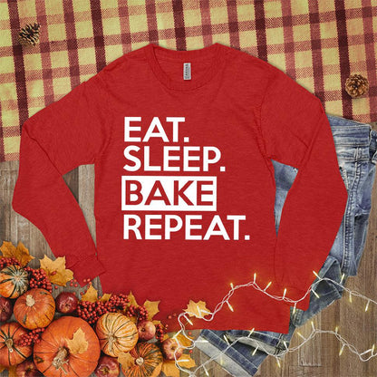 Eat Sleep Bake Repeat Long Sleeves - Brooke & Belle