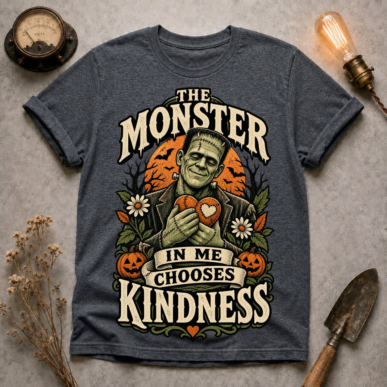 The Monster In Me T-shirt - Dark Heather - Brooke & Belle
