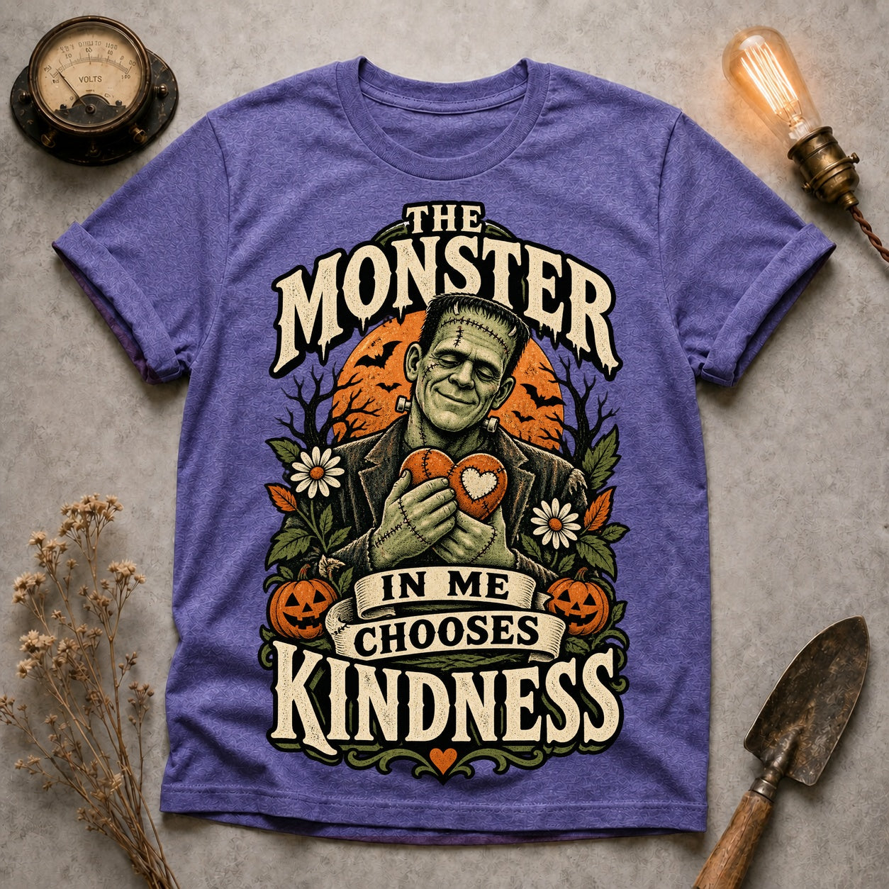 The Monster In Me T-shirt - Heather Purple - Brooke & Belle