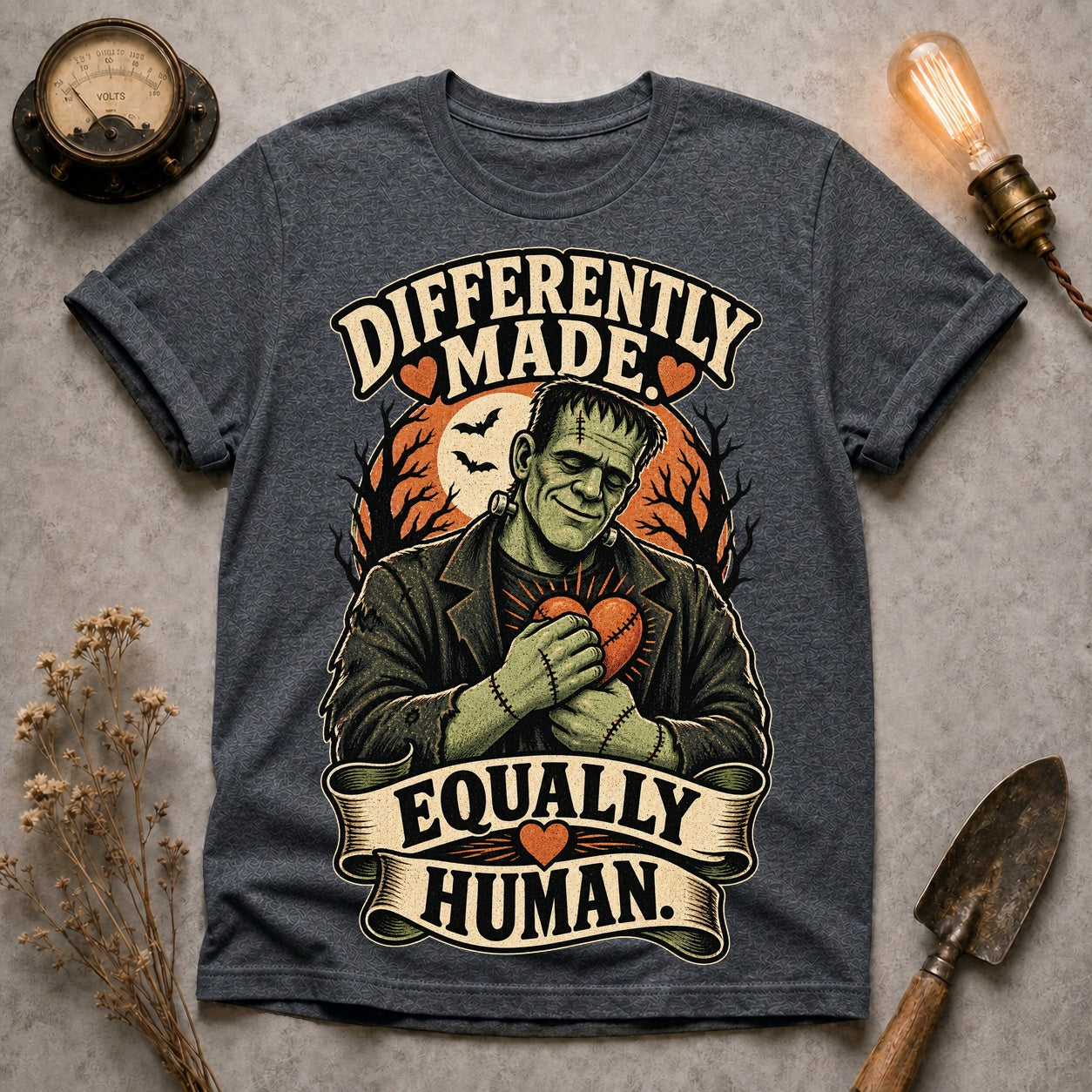 Differently Made T-shirt - Dark Heather - Brooke & Belle