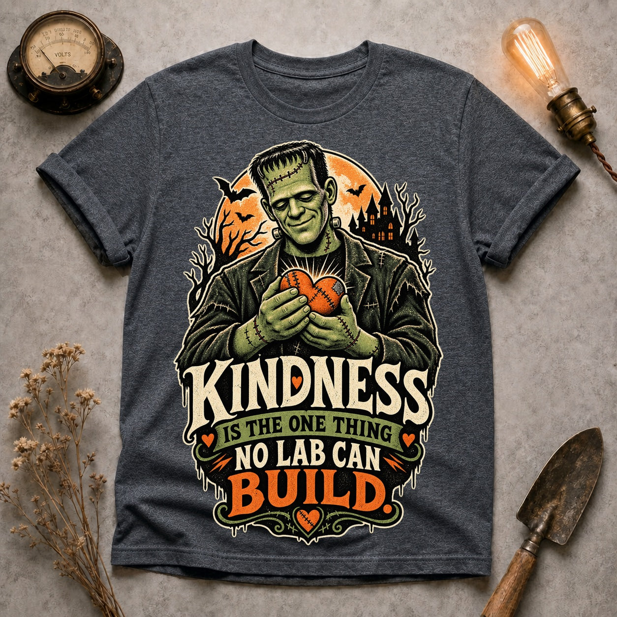 No Lab Can Build T-shirt - Dark Heather - Brooke & Belle