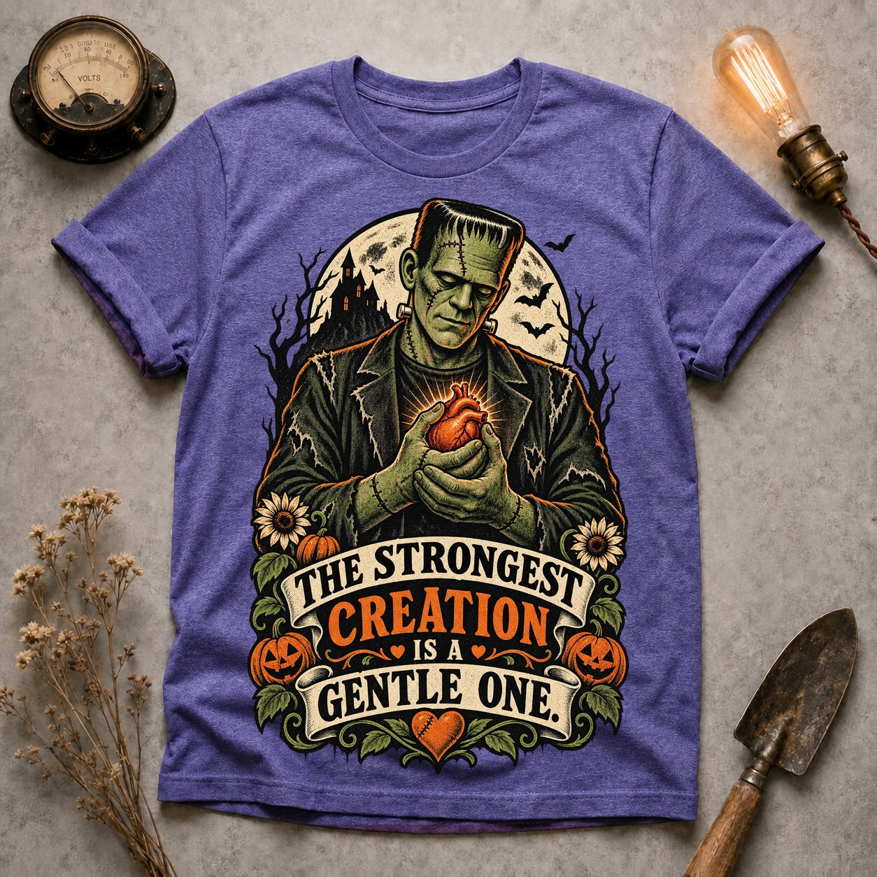 Gentle Creation T-shirt - Heather Purple - Brooke & Belle