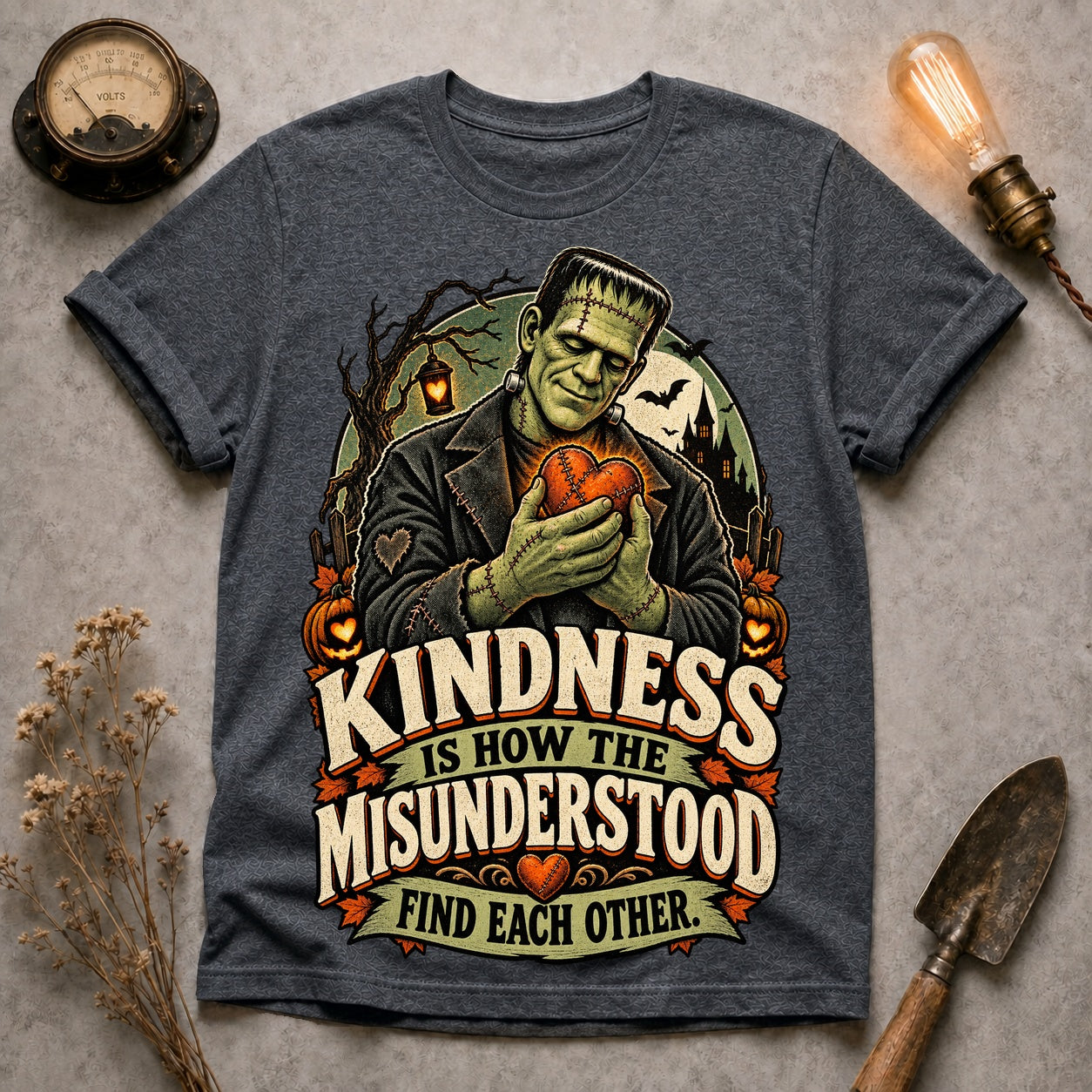The Misunderstood T-shirt - Dark Heather - Brooke & Belle