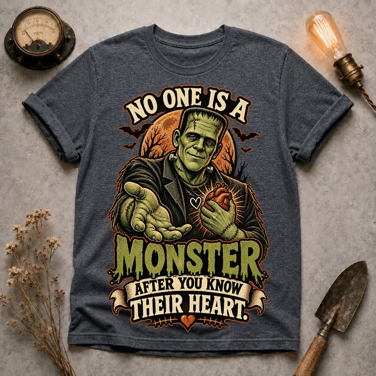 Know Their Heart T-shirt - Dark Heather - Brooke & Belle