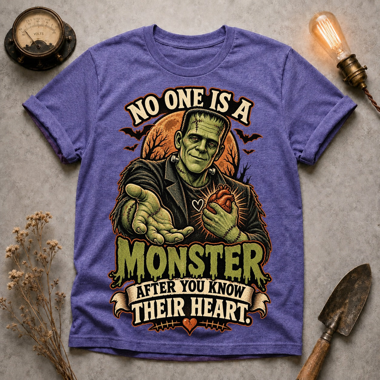 Know Their Heart T-shirt - Heather Purple - Brooke & Belle