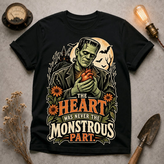 Never The Monstrous Part T-shirt - Black - Brooke & Belle