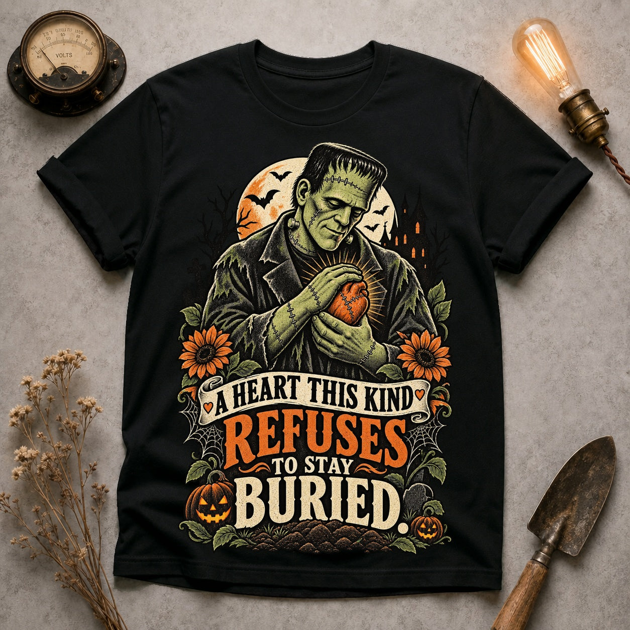 Refuses To Stay Buried T-shirt - Black - Brooke & Belle