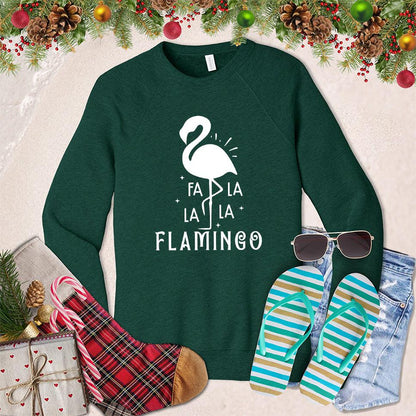 Fa La La La Flamingo Sweatshirt - Brooke & Belle
