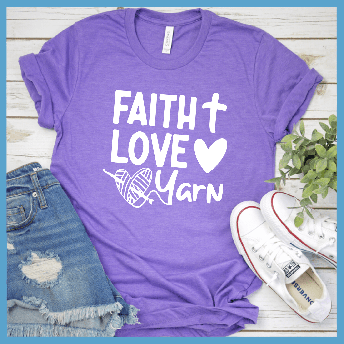 Faith Love Yarn T-Shirt