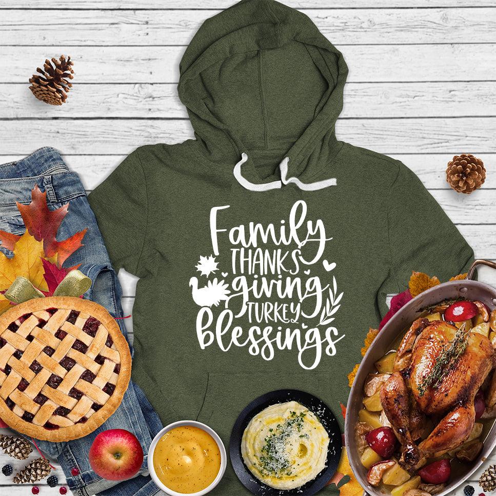 Family Thanksgiving Turkey Blessings Hoodie - Brooke & Belle